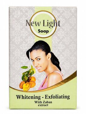 New Light Whitening Exfoliating Soap 350g – Zaban Extract Skin Cleanser Shea